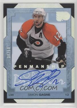 2007-08 O-Pee-Chee Premier - Penmanship - Silver #PP-SG - Simon Gagne /50