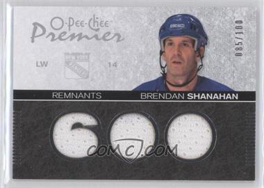 2007-08 O-Pee-Chee Premier - Remnants - Triples #PR-SH - Brendan Shanahan /100