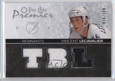 2007-08 O-Pee-Chee Premier - Remnants - Triples #PR-VL - Vincent Lecavalier /100