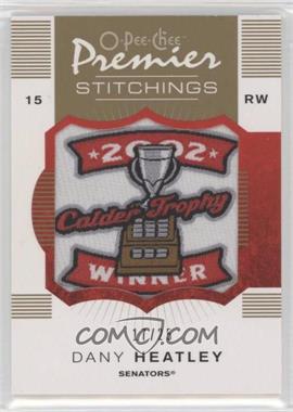 2007-08 O-Pee-Chee Premier - Stitchings - Parallel 25 #PS-DH - Dany Heatley /25