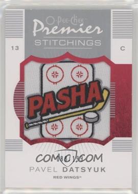 2007-08 O-Pee-Chee Premier - Stitchings #PS-PD - Pavel Datsyuk /199