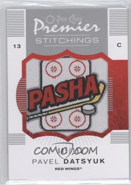 2007-08 O-Pee-Chee Premier - Stitchings #PS-PD - Pavel Datsyuk /199