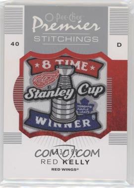 2007-08 O-Pee-Chee Premier - Stitchings #PS-RK - Red Kelly /199