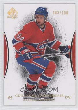 2007-08 SP Authentic - [Base] - Limited #18 - Guillaume Latendresse /100
