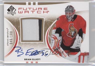 2007-08 SP Authentic - [Base] - Limited #234 - Autographed Future Watch - Brian Elliott /100