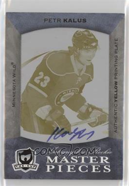 2007-08 SP Authentic - [Base] - The Cup Rookie Masterpiece Printing Plate Yellow Framed #Y-221 - Autographed Future Watch - Petr Kalus /1