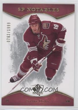2007-08 SP Authentic - [Base] #116 - SP Notables - Shane Doan /1999 [EX to NM]