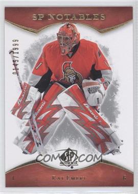 2007-08 SP Authentic - [Base] #123 - SP Notables - Ray Emery /1999