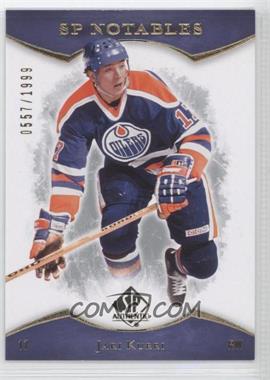 2007-08 SP Authentic - [Base] #137 - SP Notables - Jari Kurri /1999