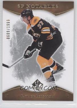 2007-08 SP Authentic - [Base] #156 - SP Notables - Patrice Bergeron /1999