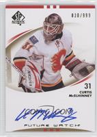 Autographed Future Watch - Curtis McElhinney #/999