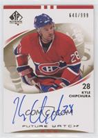 Autographed Future Watch - Kyle Chipchura [EX to NM] #/999