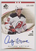 Autographed Future Watch - Andy Greene #/999