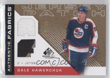 2007-08 SP Game Used Edition - Authentic Fabrics - Jersey Patch #AF-DH - Dale Hawerchuk /50