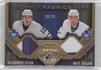 Alexander Steen, Matt Stajan [EX to NM] #/25