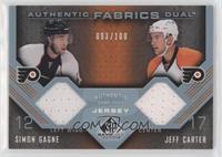 Simon Gagne, Jeff Carter #/100