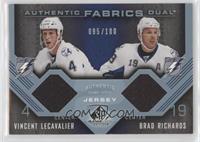 Vincent Lecavalier, Brad Richards #/100