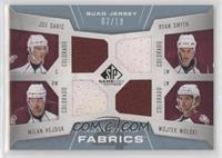 Joe Sakic, Milan Hejduk, Ryan Smyth, Wojtek Wolski #/10