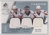 Mike Green, Mike Green, Olaf Kolzig, Alexander Ovechkin #/25