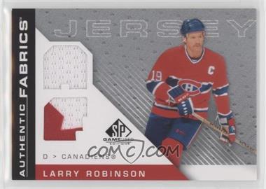 2007-08 SP Game Used Edition - Authentic Fabrics #AF-LR - Larry Robinson