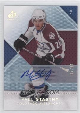 2007-08 SP Game Used Edition - [Base] - Autographs #76 - Paul Stastny /10