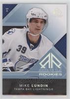 Authentic Rookies - Mike Lundin #/25