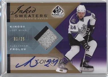 2007-08 SP Game Used Edition - Inked Sweaters - Patch #IS-AF - Alexander Frolov /25