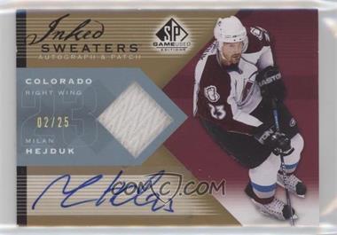 2007-08 SP Game Used Edition - Inked Sweaters - Patch #IS-HE - Milan Hejduk /25