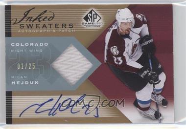 2007-08 SP Game Used Edition - Inked Sweaters - Patch #IS-HE - Milan Hejduk /25