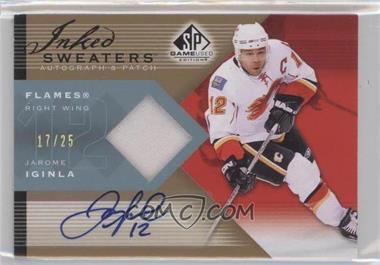 2007-08 SP Game Used Edition - Inked Sweaters - Patch #IS-JI - Jarome Iginla /25