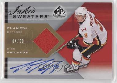 2007-08 SP Game Used Edition - Inked Sweaters #IS-DP - Dion Phaneuf /50