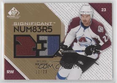 2007-08 SP Game Used Edition - Significant Numbers #SN-MH - Milan Hejduk /23