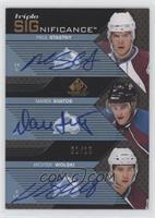 Paul Stastny, Marek Svatos, Wojtek Wolski #/10