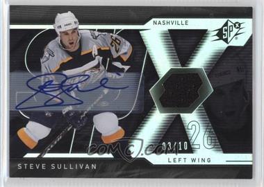 2007-08 SPx - [Base] - Radiance Jersey Autograph #47 - Steve Sullivan /10