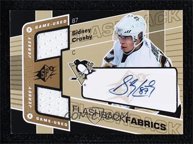 2007-08 SPx - [Base] #149 - Flashback Fabrics Autographs - Sidney Crosby