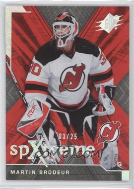 2007-08 SPx - SPXtreme - Spectrum #X34 - Martin Brodeur /25