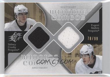 2007-08 SPx - Winning Combos - Spectrum #WC-CM - Sidney Crosby, Evgeni Malkin /99 [Noted]