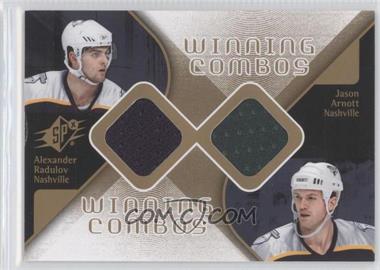 2007-08 SPx - Winning Combos #WC-AR - Alexander Radulov, Jason Arnott