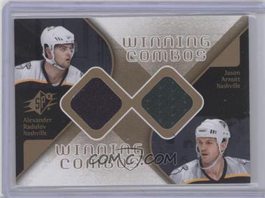 2007-08 SPx - Winning Combos #WC-AR - Alexander Radulov, Jason Arnott