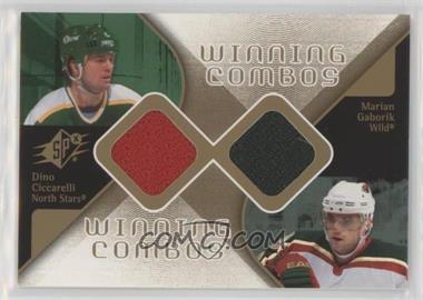 2007-08 SPx - Winning Combos #WC-DM - Dino Ciccarelli, Marian Gaborik