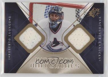 2007-08 SPx - Winning Materials #WM-RL - Roberto Luongo