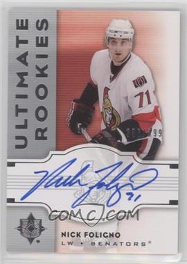 2007-08 Ultimate Collection - [Base] #132 - Ultimate Rookies - Nick Foligno /399