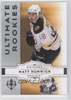 Ultimate Rookies - Matt Hunwick #/499