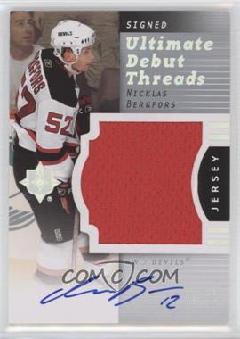 2007-08 Ultimate Collection - Ultimate Debut Threads - Signed #DT-NB - Nicklas Bergfors /35