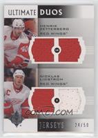 Henrik Zetterberg, Nicklas Lidstrom #/50