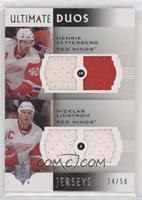 Henrik Zetterberg, Nicklas Lidstrom #/50