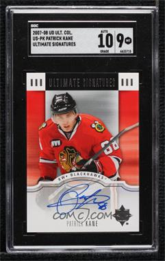 2007-08 Ultimate Collection - Ultimate Signatures #US-PK - Patrick Kane [SGC 9 MINT]