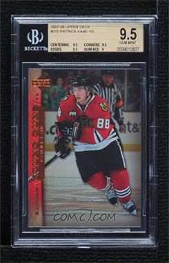 2007-08 Upper Deck - [Base] #210 - Young Guns - Patrick Kane [BGS 9.5 GEM MINT]