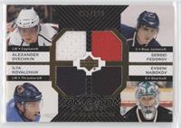 Alexander Ovechkin, Sergei Fedorov, Ilya Kovalchuk, Evgeni Nabokov #/100