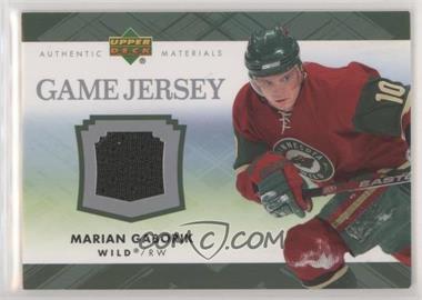 2007-08 Upper Deck - Game Jersey Series 1 #J-MG - Marian Gaborik [Noted]